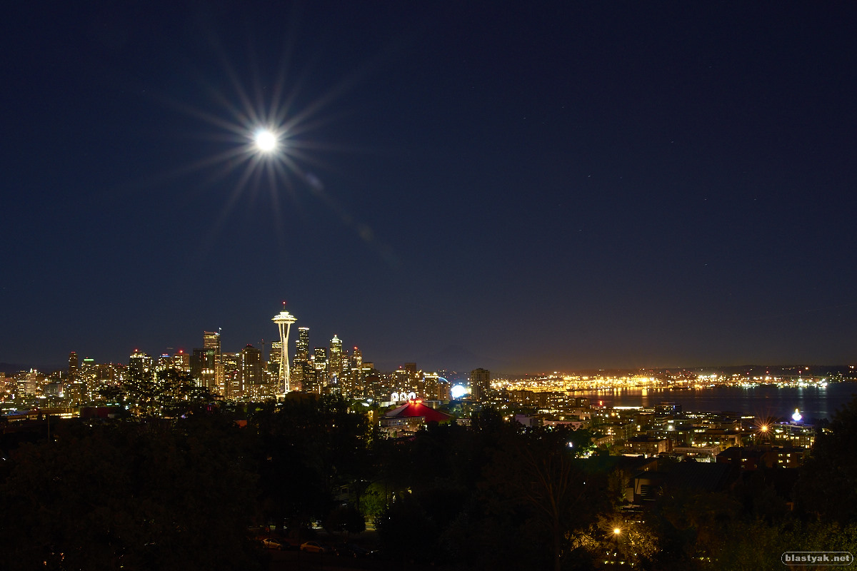 Seattle at night from Kerry Park